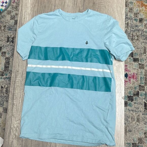 Volcom Other - Light blue with stripes volcom crew neck